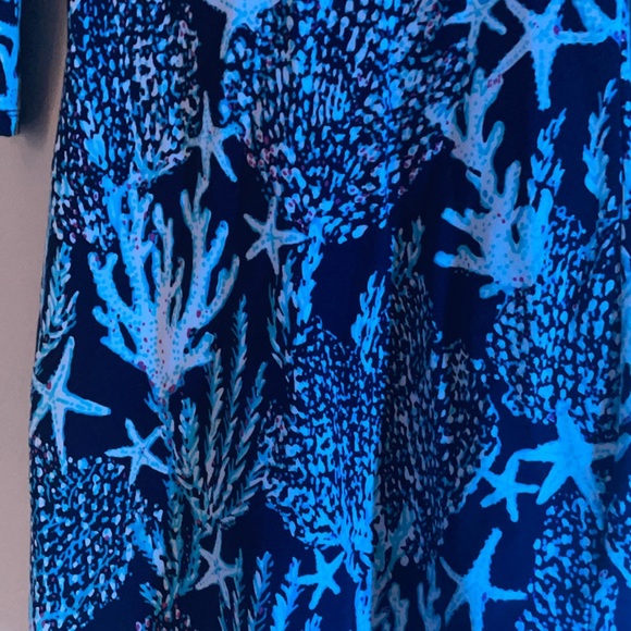 Lilly Pulitzer Clarke French Terry Dress in Good Reef Size XS - Picture 6 of 10